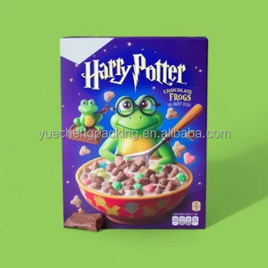 กล่องซีเรียลแบบกำหนดเองสำหรับบรรจุภัณฑ์จำนวนมากในราคาพิเศษในสหรัฐอเมริกา กล่องบรรจุภัณฑ์เกรดอาหารสำหรับซีเรียล - Product Image 2