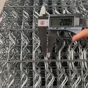 2.0mm Hot Dipped Galvanized Steel Pipeline Counterweight Welded <b>Mesh</b> for Offshore Oil Pipeline Coating HANGSHUN Brand - Product Image 2
