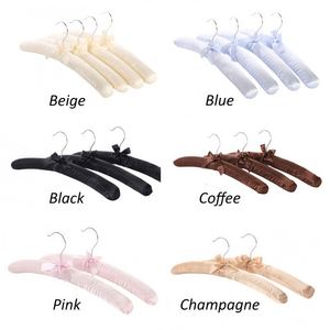 Personalized Satin Padded Wedding Hangers, Custom Wedding Dress Hanger for Bride, Bridesmaids Gift, Bridal <b>Shower</b> Favors - Product Image 6