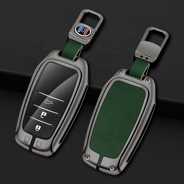 For Tpu Zinc Alloy Toyota Sales Reasonable Price Mould Leather Car Key  Cover