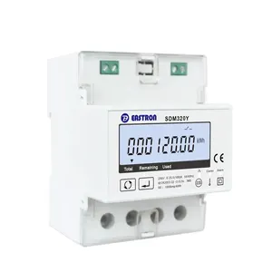 Eastron Sdm320y Prepaid Energiemeters Eenfase Multifunctionele Din Rail Meter