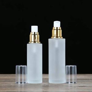 Cosmetic Packaging Sets Frosted <b>Glass</b> Pump <b>Bottles</b> Frosted <b>Glass</b> <b>Spray</b> Toner <b>Bottle</b> - Product Image 4