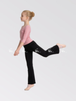 Justaucorps de danse pour filles, style jazz/tap, vert et noir, avec paillettes et franges, pour les spectacles