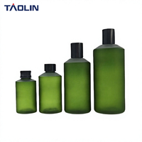 Botol Plastik Kosmetik 50ml & 100ml, Bentuk Silinder Amber Doff, Untuk Sampo, Lotion, Minyak Rambut, Serum Perawatan Kulit, Dengan Tutup Pompa Emas & Perak