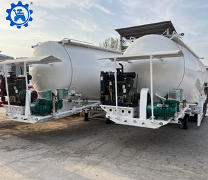 Remorque citerne à ciment en vrac en forme de V, 3/4 essieux, avec sortie anti-colmatage pour le <span class=keywords><strong>transport</strong></span> de poudre dans les zones minières désertiques - Product Image 3