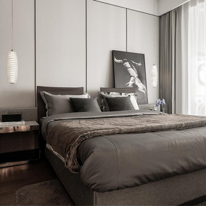 Designer New Model Bedroom Bedside Pendant Lamp Marble Body <b>Led</b> <b>Light</b> Cylindrical White Single Head Mounted Decorative - Product Image 3