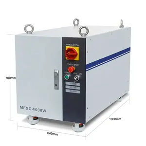 Max 4000W Fiber Laser Bron Laser Generator Voor Fiber Laser Snijmachine