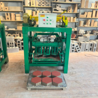 Machine robuste de fabrication de briques en ciment de type 4-35, populaire à Accra, machine de formage de blocs de ciment