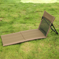 Siège d'atelier pliable de chaise de plancher de matériel portatif léger de maille pour l'usage extérieur pour des parcs de stockage de méditation de plage