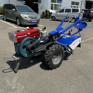 Tracteur agricole Changchai 15 CV 2 roues motrices, transmission par engrenages, multifonctionnel, avec cultivateur de 1 m pour le labourage, le désherbage et le défrichement des terres - Product Image 2