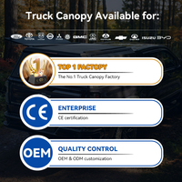 XINYI Ford F-150 F-250 Ram 2500 Toyota Tacoma Aluminum Modular Truck Cap Canopy Topper Bed Cover 6ft 6.5ft for 2019-2023