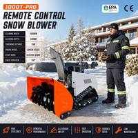 Souffleuse à neige télécommandée Loncin 15HP 420CC pour le déneigement de routes, allées, trottoirs et espaces commerciaux jusqu'à 100 cm de large