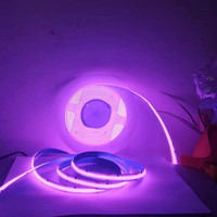 Bande lumineuse LED COB à effet d'eau courante programmable 10 mm PCB DC12V/24V 720LEDs, couleur de rêve