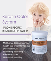 Poudre décolorante professionnelle violette de qualité supérieure, sans ammoniaque, 50 kg, pour cheveux noirs, éclaircissement jusqu'à Lv.9, formule nourrissante anti-jaunissement