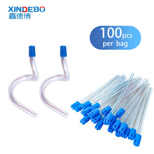 DEBO Proveedor Dental de China Fabricante de Eyector de Saliva Desechable Quirúrgico Estéril con Puntas de Succión Azules - Product Image 3