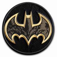Patchs de chauve-souris lunatiques Midnight Goth Critters et appliques de pleine lune
