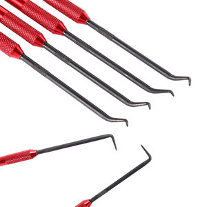 2 PCS Set Alat Pick dan Hook Khusus, Mini Hook Penarik Penghilang untuk Sekring Kecil, Kabel, Steker, Gasket, Pegas, dan O-Ring - Product Image 4