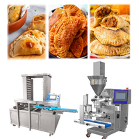 Machine automatique à empanadas, machine à former des pâtisseries farcies à haut rendement, ligne de production de tourtes à la viande, équipement alimentaire commercial