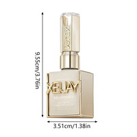 XEIJAYI Nouveau Vernis à Ongles Gel Effet Œil de Chat Longue Durée, Couleur Caramel, Perles de Verre, Style Français, Effet Œil de Chat Étoile Blanche Tendance