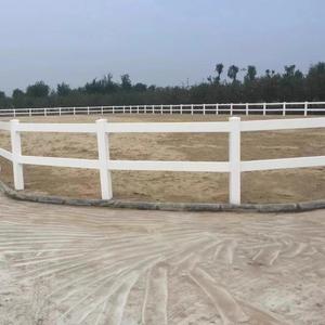 Trắng Vinyl hàng rào tấm PVC Trắng trang trại hàng rào 3 đường sắt nhựa Vinyl ngựa hàng rào 2 đường sắt 3 đường sắt dễ dàng lắp ráp - Product Image 6