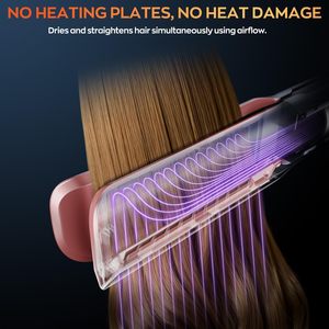 <span class=keywords><strong>Lisseur</strong></span> de cheveux professionnel de style OEM 2 en 1, <span class=keywords><strong>lisseur</strong></span> ionique à air chaud <span class=keywords><strong>avec</strong></span> peigne à air pour boucler - Product Image 4