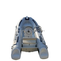 Bateau semi-rigide sportif de 3,9 m pour 5 personnes, coque double en V profond, design léger et écologique pour les plongeurs, garantie 3 ans