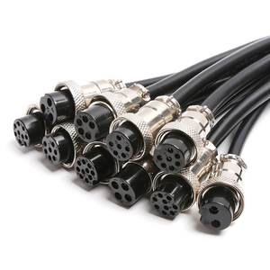 Gx16 M16 hàng không Cáp nối 4 pin kim loại nối cắm ổ cắm Coupler - Product Image 3