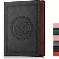 Carnet à feuilles mobiles en cuir végétalien PU personnalisé, logo en relief, journal d'entreprise, cadeau pour cadres, luxe haut de gamme, écologique