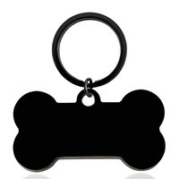 Porte-clés en résine noire tendance, pendentif 26 lettres, pendentif simple à pompon, pendentif pour sac à dos, vente en gros