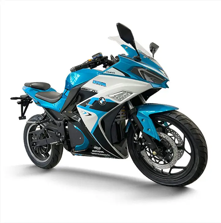 Suministro de fábrica 3000W Motocicleta eléctrica Israel motocicleta eléctrica con batería de litio de 72V 60Ah para adultos