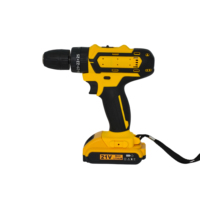 Perceuse à percussion sans fil 21V à moteur à balais - Vitesse variable, couple max. 30 Nm, mandrin 10 mm, qualité industrielle, OEM, pour le bois domestique, réversible