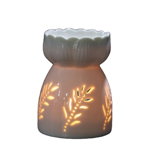 New Ceramic Aroma burner Rustic <b>Oil</b> Incense burner Stoneware Glazed <b>Oil</b> burner for Indoor Home Hotel Living Room - Product Image 4