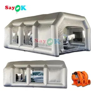 Portable Auto Spray Painting Booth for Small Car Paint Room Spray Tent