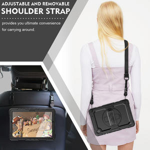 Custodia robusta per <span class=keywords><strong>Samsung</strong></span> Galaxy <span class=keywords><strong>Tab</strong></span> <span class=keywords><strong>A8</strong></span> 10.5 pollici X200 costruito in 360 ruotare cavalletto tracolla - Product Image 4