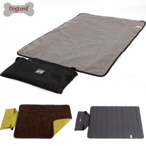 Portable Outdoor <b>Pet</b> Blanket Cover Solid Pattern Washable Dog Mat with Reusable Feature and <b>Travel</b> <b>Bag</b> - Product Image 2