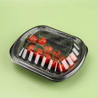 Conteneur alimentaire jetable en plastique PP de 750 ml et 1000 ml, étanche, pour la vente en gros, idéal pour les nouilles, les restaurants, les cantines et les plats à emporter