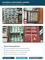 Profils de fenêtres et de portes en PVC de la série 60, profil en PVC pour la fabrication de fenêtres et de portes à battants