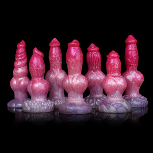 Dildo en silicone Loup Muté, Plug Anal Bête Alien, Fournitures Sexuelles pour Hommes et Femmes, Bâton de Masturbation Double Usage Vaginal - Product Image 1