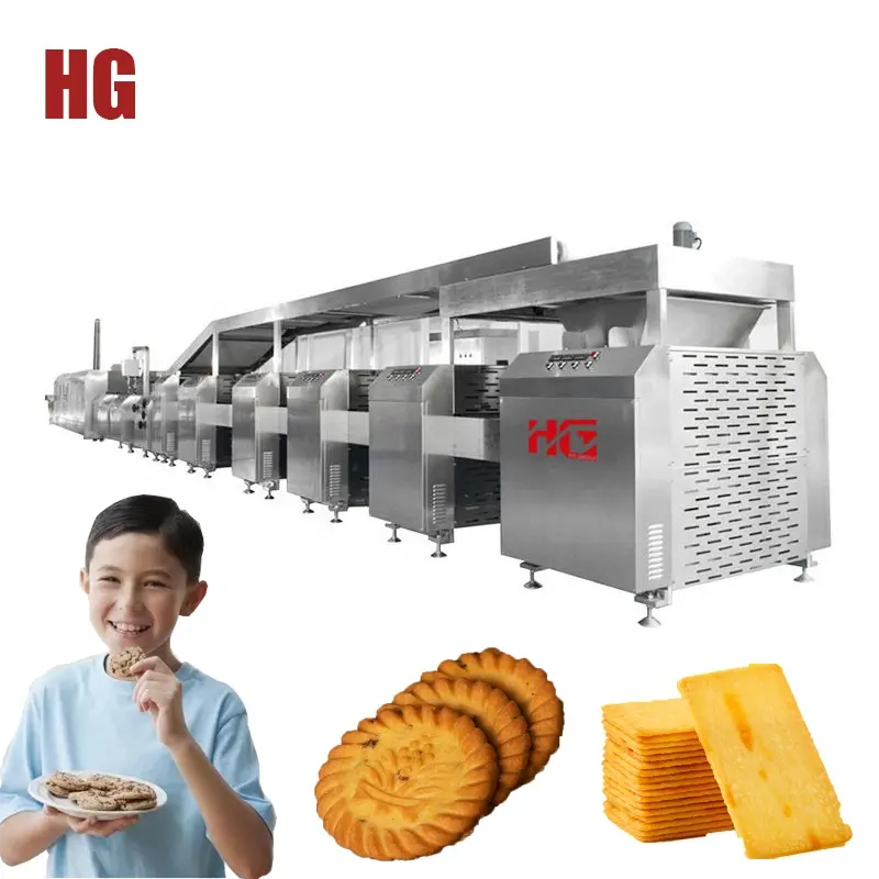 Matériaux de haute qualité Machine de fabrication de biscuits Équipement de fabrication de biscuits mous et durs Machine de fabrication de biscuits et emballage