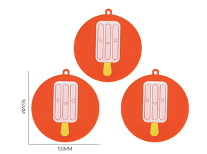 Promotional Cartoon Silicone Non-Slip <b>Table</b> <b>Mat</b> Soft Heat Insulation Thickened Place <b>Mat</b> for Household Dining Easy Clean Coaster - Product Image 3