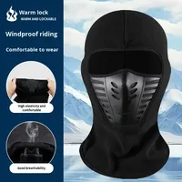 Cache-tête unisexe en polyester pour moto, vélo, conduite tout-terrain, protection anti-poussière, respirant, masque chaud d'hiver