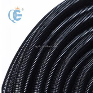 <span class=keywords><strong>Tubo</strong></span> de manguera de conducto <span class=keywords><strong>corrugado</strong></span> <span class=keywords><strong>abierto</strong></span> eléctrico recubierto de PVC de Color negro 20mm - Product Image 4