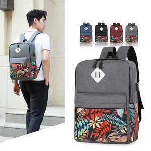 Mochilas escolares impresas a la moda para hombres y niños, conjunto de mochilas de viaje de negocios, 3 uds., conjunto cruzado de bolsa de ordenador de gran capacidad - Product Image 1