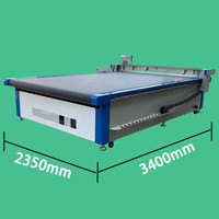 Meilleur prix automatique CNC tissu guillotine textile cutter machine de découpe