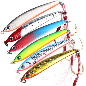 Señuelo de pesca tipo lápiz de 6.5 cm y 6.5 g, hundimiento rápido, para pesca de lubina en agua dulce, con acción vibrante, lanzamiento largo, señuelo artificial. - Product Image 1