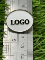 Marqueur de balle de golf rotatif magnétique en métal personnalisé OEM ODM, jeton en laiton plaqué or, emblème, achat en gros, livraison rapide depuis la Chine