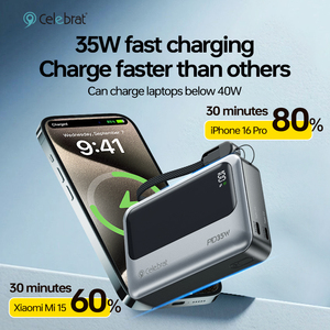 Producto en línea que vende bancos de energía delgados logotipo personalizado cargador de batería móvil portátil Mini banco de energía para computadora portátil 20000Mah - Product Image 4