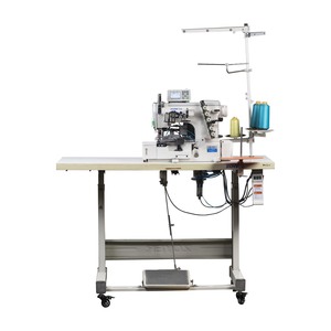 Zoyer Coverstitch Sewing <b>Machine</b> Flat-Bed Electronic High-Speed Top <b>Binding</b> Strip With Cutter - Product Image 1