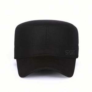 Casquettes de sport d'hiver à dessus plat en gros, casquettes de baseball chaudes et épaisses pour hommes, mode quotidienne - Product Image 4