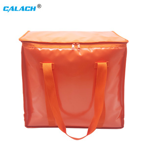 Autocollant personnalisé avec logo, sacs isothermes de qualité, sacs isothermes pour aliments chauds, sacs à pizza, ensemble de 2 sacs de livraison de nourriture pour la livraison de nourriture - Product Image 1